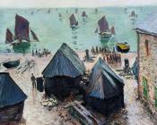 克劳德 莫奈 : The Departure of the Boats, Etretat